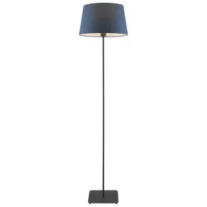 Devon Metal Base Floor Lamp, Black / Blue by Telbix, a Floor Lamps for sale on Style Sourcebook