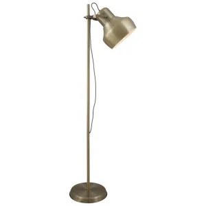 Grande Metal Floor Lamp, Antique Brass by Telbix, a Floor Lamps for sale on Style Sourcebook