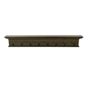 Halifax Mahogany Timber Coat Rack, 130cm, Distressed Green by Novasolo, a Wall Shelves & Hooks for sale on Style Sourcebook