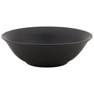 VTWonen Michallon Porcelain Round Bowl, 18cm, Matt Black by vtwonen, a Bowls for sale on Style Sourcebook