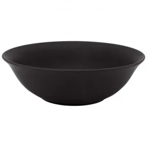 VTWonen Michallon Porcelain Round Bowl, 23cm, Matt Black by vtwonen, a Bowls for sale on Style Sourcebook