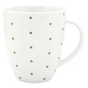 VTWonen Michallon Golden Hearts Porcelain XL Mug by vtwonen, a Cups & Mugs for sale on Style Sourcebook