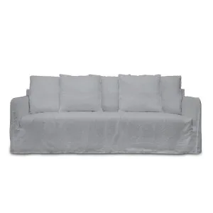 Whitehaven 2.5 Seater Sofa in Skye Light Grey by OzDesignFurniture, a Sofas for sale on Style Sourcebook