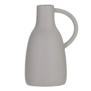 Breton Vase 9x18cm in Grey by OzDesignFurniture, a Vases & Jars for sale on Style Sourcebook