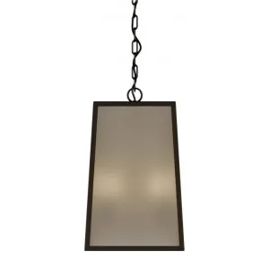 Dover Brass & Glass Pendant Light, 2 Light, Frosted by Lighting Republic, a Pendant Lighting for sale on Style Sourcebook