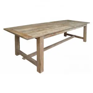 Barcas Reclaimed Elm Timber Farmhouse Dining Table, 184cm by Montego, a Dining Tables for sale on Style Sourcebook