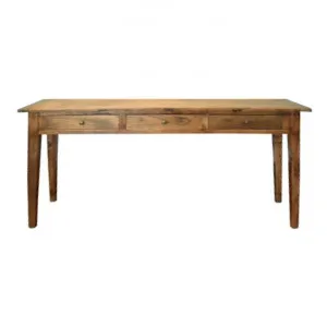 Auberge Reclaimed Elm Timber Hall Table, 180cm, Honey by Montego, a Console Table for sale on Style Sourcebook