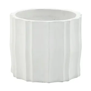 Flinders Pot Small 29 x 24cm in Bone by OzDesignFurniture, a Baskets, Pots & Window Boxes for sale on Style Sourcebook