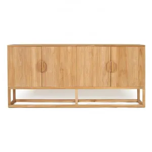 Floro Teak Timber 4 Door Sideboard, 200cm by Ambience Interiors, a Sideboards, Buffets & Trolleys for sale on Style Sourcebook