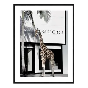 Fashion Safari Framed Print in 84 x 118cm by OzDesignFurniture, a Prints for sale on Style Sourcebook
