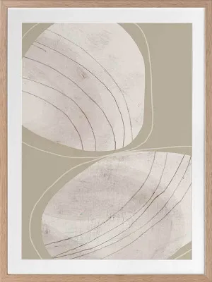 Ovals I Framed Art Print by Urban Road, a Prints for sale on Style Sourcebook