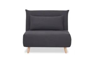 Bishop Modern Armchair Sofa Bed, Dark Grey Fabric, by Lounge Lovers by Lounge Lovers, a Sofa Beds for sale on Style Sourcebook