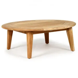 Maroochydore Teak Timber Round Outdoor Coffee Table , 110cm by Ambience Interiors, a Tables for sale on Style Sourcebook