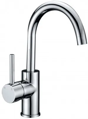 Huss Gooseneck Basin Mixer by Cob & Pen, a Bathroom Taps & Mixers for sale on Style Sourcebook