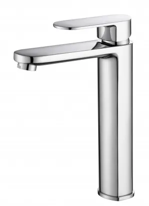Dane Hi Rise Basin Mixer MK2 Flat Oval Shaped Handle Chrome by Cob & Pen, a Bathroom Taps & Mixers for sale on Style Sourcebook