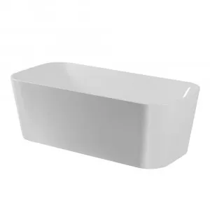 AQU4 1490mm Freestanding Rectangular Bath - White by Cob & Pen, a Bathtubs for sale on Style Sourcebook