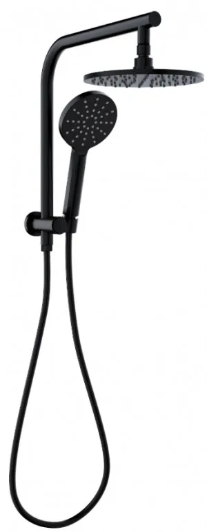 Regal Round Short Combination Shower - Matte Black by Cob & Pen, a Shower Screens & Enclosures for sale on Style Sourcebook
