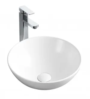 Rodez Above Counter Round Basin - Matte White by Cob & Pen, a Basins for sale on Style Sourcebook