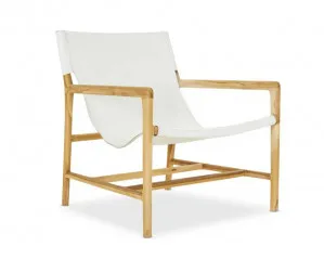 Cuba Coastal Armchair, White Leather, by Lounge Lovers by Lounge Lovers, a Chairs for sale on Style Sourcebook