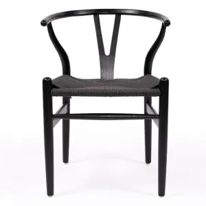 Hanx Replica Hans Wegner Wishbone Chair, Black by Ambience Interiors, a Dining Chairs for sale on Style Sourcebook