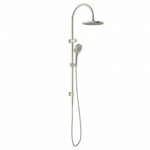 Nero Opal Combination Twin Shower Set Brushed Nickel, NR251905eBN by NERO, a Shower Screens & Enclosures for sale on Style Sourcebook