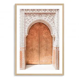 Golden Arch Door Moroccan Boho Art Print by The Paper Tree, a Prints for sale on Style Sourcebook