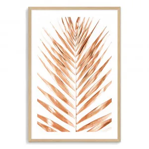 Golden Palm Leaf Boho Art Print by The Paper Tree, a Prints for sale on Style Sourcebook