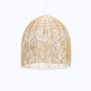 Natural Rattan Lace Pendant - Amalfi by Ivory & Deene, a Pendant Lighting for sale on Style Sourcebook