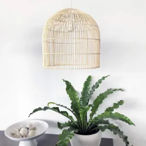 Natural Rattan Cane Wicker Pendant Light - Siena by Ivory & Deene, a Pendant Lighting for sale on Style Sourcebook
