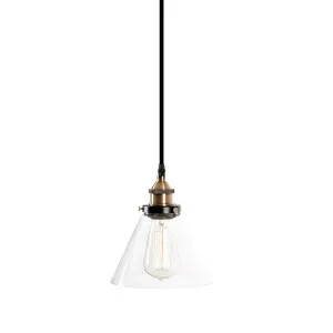 Sophie Glass Pendant Light - Brass by Ivory & Deene, a Pendant Lighting for sale on Style Sourcebook