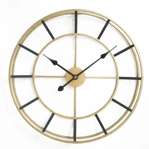 Large Metal Wall Clock - Oxford by Ivory & Deene, a Living for sale on Style Sourcebook