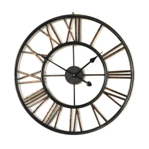Large Metal Wall Clock - Trafalgar by Ivory & Deene, a Living for sale on Style Sourcebook