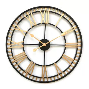 Large Metal Wall Clock - London by Ivory & Deene, a Living for sale on Style Sourcebook