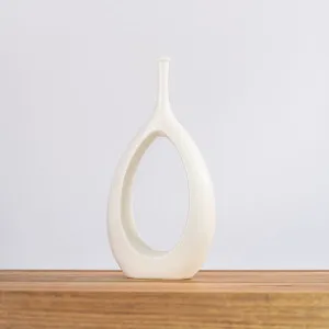 Ceramic Vase - Orchid - White by Ivory & Deene, a Decor for sale on Style Sourcebook