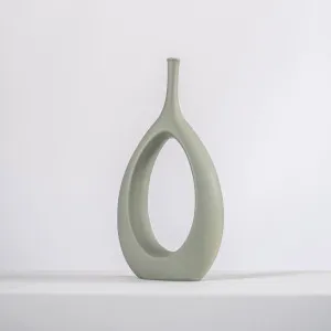 Ceramic Vase - Orchid - Sage Grey by Ivory & Deene, a Decor for sale on Style Sourcebook