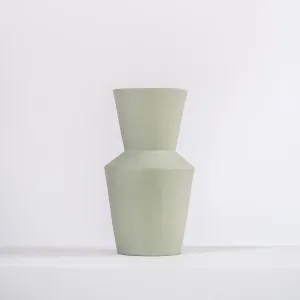 Ceramic Vase - Dahlia - Sage Grey by Ivory & Deene, a Decor for sale on Style Sourcebook