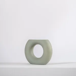 Ceramic Vase - Azalea - Sage Grey by Ivory & Deene, a Decor for sale on Style Sourcebook