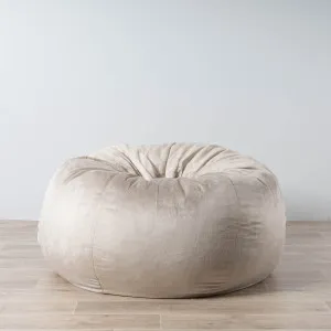 Pierre Fur Bean Bag - Champagne Latte by Ivory & Deene, a Bean Bags for sale on Style Sourcebook