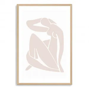 Blush Beige Figure Abstract Art Print Henri Matisse Inspired by The Paper Tree, a Prints for sale on Style Sourcebook