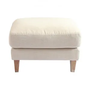 Ellerau Fabric Ottoman / Footstool, Sand by Chateau Legende, a Ottomans for sale on Style Sourcebook