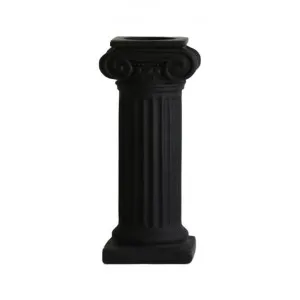 Paradox Ionic Column Candle Holder, Large, Black by Paradox, a Candle Holders for sale on Style Sourcebook