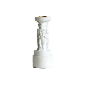 Paradox Athena Column Candle Holder, White by Paradox, a Candle Holders for sale on Style Sourcebook