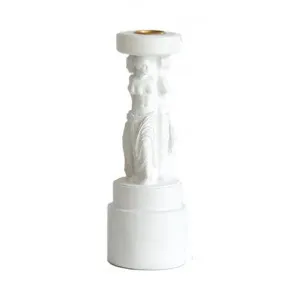 Paradox Aphrodite Column Candle Holder, White by Paradox, a Candle Holders for sale on Style Sourcebook