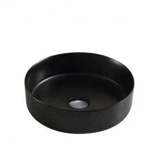 Essence Genoa Round Above Counter Basin - Matte Black by Cob & Pen, a Basins for sale on Style Sourcebook