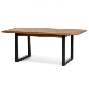 Percy 6-8 Seater Extendable Dining Table - European Knotty Oak and Peppercorn by Interior Secrets - AfterPay Available by Interior Secrets, a Dining Tables for sale on Style Sourcebook