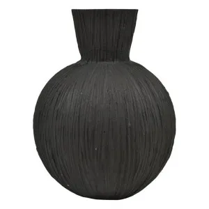 Noir Cement Decor Vase, Small, Black by Casa Sano, a Vases & Jars for sale on Style Sourcebook