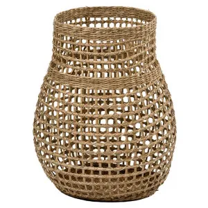 Sanur Seagrass Basket Vase, Short by Casa Sano, a Vases & Jars for sale on Style Sourcebook