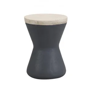 Botany Magnesia Cement Inoor / Outdoor Round Side Table, Grey by Casa Uno, a Tables for sale on Style Sourcebook