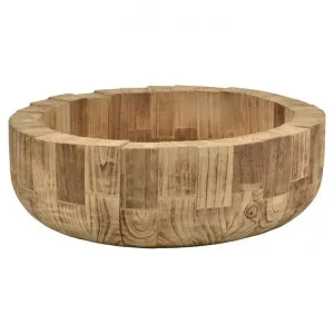 Plaga Paulownia Wood Round Bowl by Casa Sano, a Decorative Plates & Bowls for sale on Style Sourcebook