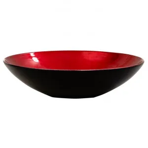 Apex Ceramic Round Bowl, Red by Casa Sano, a Decorative Plates & Bowls for sale on Style Sourcebook